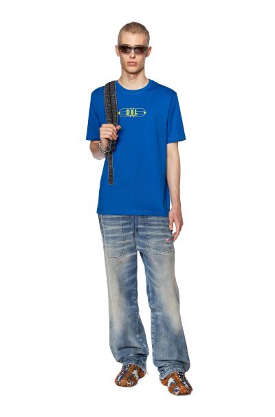 Bleu T-Just-K5 Homme T-Shirts
