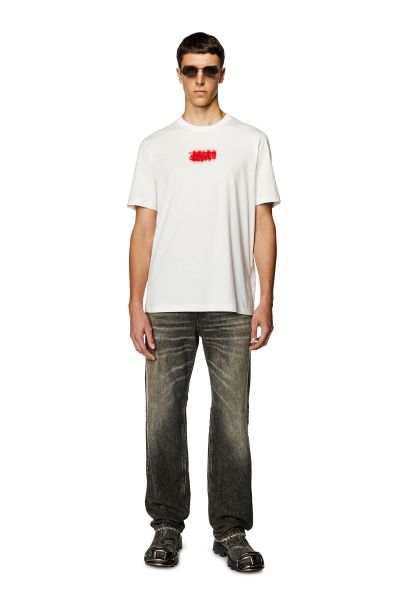 Blanc T-Shirts Homme T-Just-N4