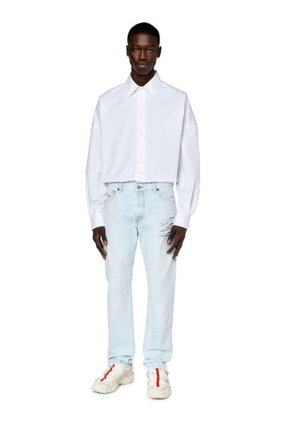 S-Limo-Logo Blanc Homme Chemises