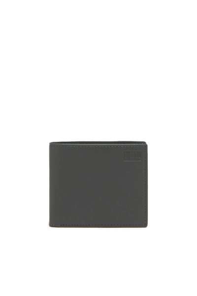 Homme Portefeuilles Noir/Vert Bi-Fold Coin S