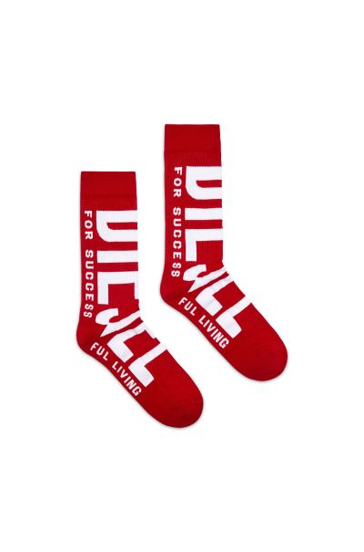 Homme Rouge Chaussettes Skm-Ray
