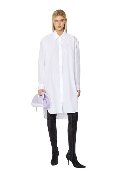 Femme D-Lunar-B Blanc Robes Et Combinaisons
