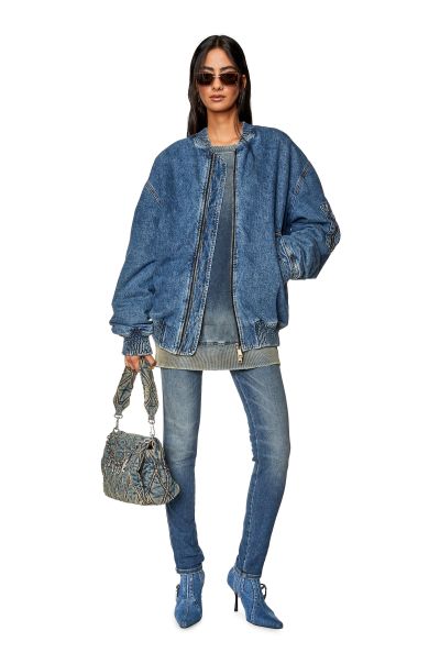Skinny Jeans 2015 Babhila 09G71 Femme Jeans Bleu FoncÉ