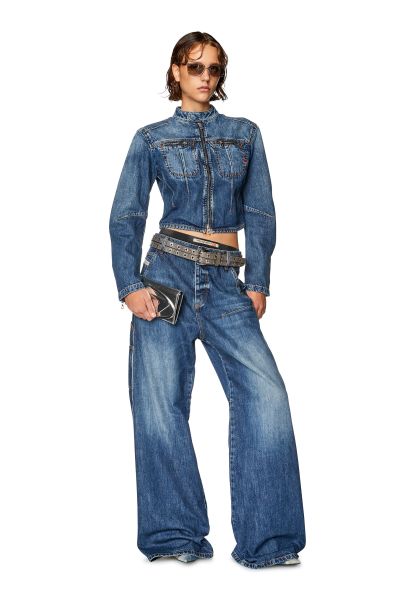 Jeans Bleu FoncÉ Femme Straight Jeans 1996 D-Sire 0Hjaw