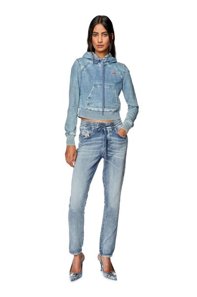 Jeans Skinny D-Tail 068Fl Bleu Moyen Femme