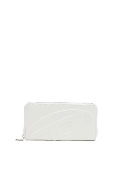 Portefeuilles Femme Blanc 1Dr-Fold Continental Zip L